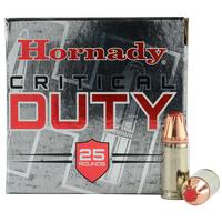 Hornady Critical Duty 9MM +P 135 Grain FlexLock 25 Round Box