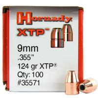 Hornady 9MM .355 Bullet 124GR XTP