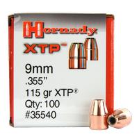 Hornady 9MM Bullet 115GR XTP .355