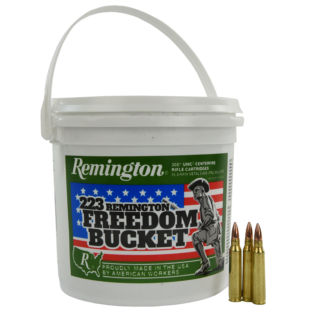 Remington Umc 223 Rem Freedom Bucket 55 Grain 300 Rounds 
