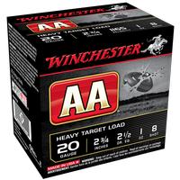 Winchester Aa 20 Gauge 2 3/4 " 1oz # 8 25 Round Box