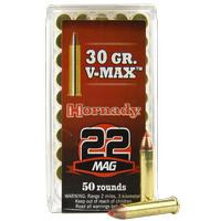 Hornady 22 Mag 30 Grain V-Max 50 Round Box