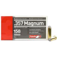 Aguila .357 Magnum 158 Grain Semi-Jacketed SP 50 Rounds