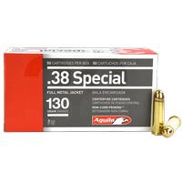 Aguila .38 Spl 130 Grain Fmj, 50 Rounds