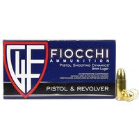 Fiocchi 9MM 124 Grain Full Metal Jacket 50 Round Box