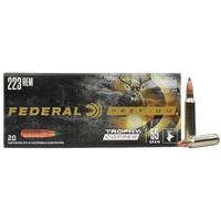 Federal Trophy Copper 223 Remington 55 Grain, Lead Free