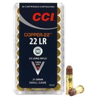 CCI 22LR Copper HP, 21 Grain