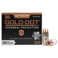 Speer Gold Dot .40 S&W 165 Grain Hollow Point, 20 Rounds