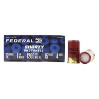 Federal Shorty Shotshells 12 gauge No. 4 Buckshot, 10 Rounds