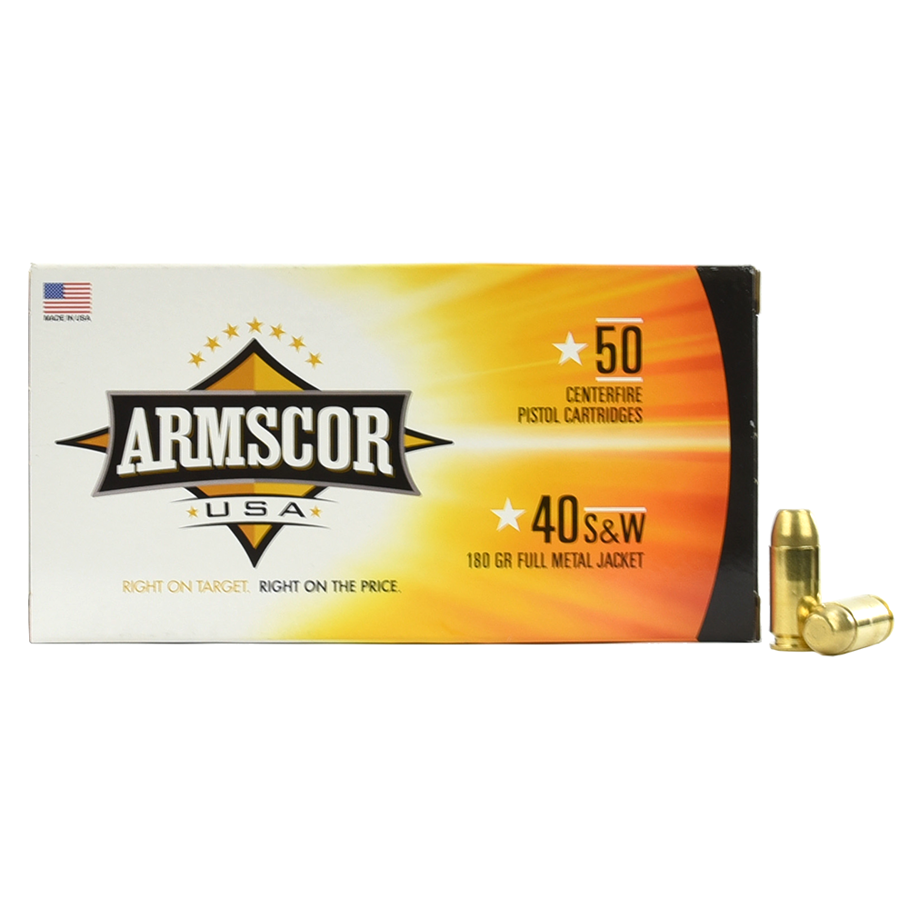 Armscor 40sandw 180 Grain Fmj 50 Rounds 8969