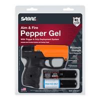 Sabre Aim & Fire Pepper Gel with Trigger Grip