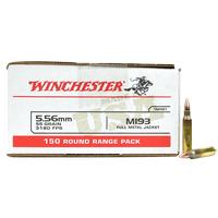 Winchester M193 5.56MM 55 Grain FMJ, 150 Rounds