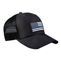 Black Rifle Coffee Company Thin Blue Line Flag Patch Hat