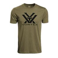 Vortex Core Logo Tee, Military Heather (Item #120-16-MIH-LRG)