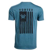 Vortex Salute T-Shirt, Steel Blue Heather