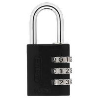 ABUS Combination Lock 145/30 Lock-Tag, Black