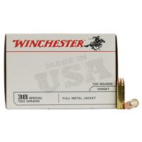 Winchester White Box .38Spl 130 Grain 100 Rounds