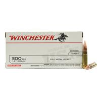 Winchester White Box .300 BLK 147 Grain FMJ 20 Rounds