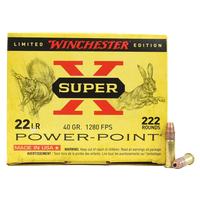 Winchester .22LR Power-Point HP 40 Grain, 222 Rounds