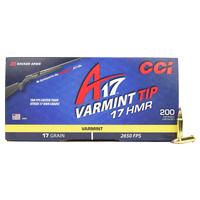 CCI A17 17HMR 17 Grain VT, 200 Rounds