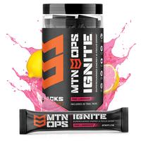 MTN OPS Ignite Trail Packs - Supercharged Energy & Focus Drink, 20 Pack