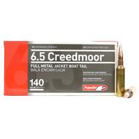 Aguila 6.5 Creed 140 Grain FMJBT, 20 Rounds