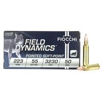 Fiocchi Field Dynamics .223 Rem 55 Grain PSP 50 Round