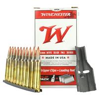 Winchester USA M193 5.56mm 55 Grain FMJ 30 Rounds W/Stripper Clips & Loading Tool