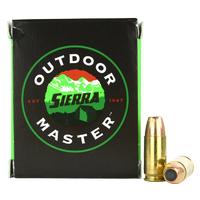 Sierra Bullets Outdoor Master 9MM 124 Grain JHP 20 Rounds