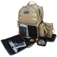 GPS Tactical Range Backpack, 2 Handguns