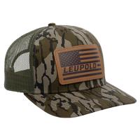 Leupold Leather Flag Trucker Hat