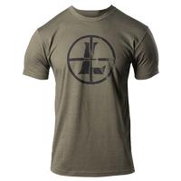 Leupold Distressed Reticle Tee, Military Green (Item #180253)