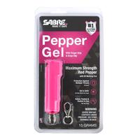 Sabre Defence Pepper Gel Flip Top with Finger Grooves Pink