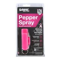 Sabre Defence Pink Pepper Spray with Key Chain
