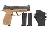 Sig Sauer P365XL 9mm Optic Ready FDE Pistol W/ Three Mags and Holster