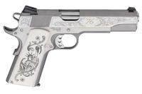 Springfield 1911 Garrison Stainless 45 ACP Patriot Engraved Pistol