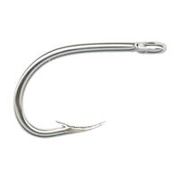 Mustad O'Shaughnessy Nickel Bait Hook, 10 Pack