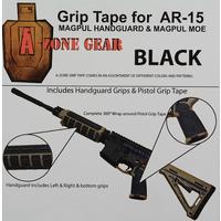 A-Zone Gear AR-15 Grip Tape Kit (Item #AZG-MP-AR-BLK)