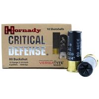 Hornady Critical Defense 12 Gauge 00 Buckshot 2 3/4