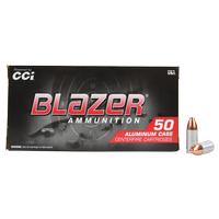 Blazer Aluminum 9MM 115 Grain Full Metal Jacket 50 Round Box