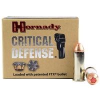 Hornady Critical Defense .38Special Plus P 110 Grain FTX 25 Round Box